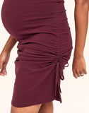 Belabumbum Nursing Slip Dress Maternity & Nursing in color Deep Plum and shape slip