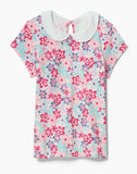 Outlines Kids Mia in color Ditsy Girl and shape t-shirt