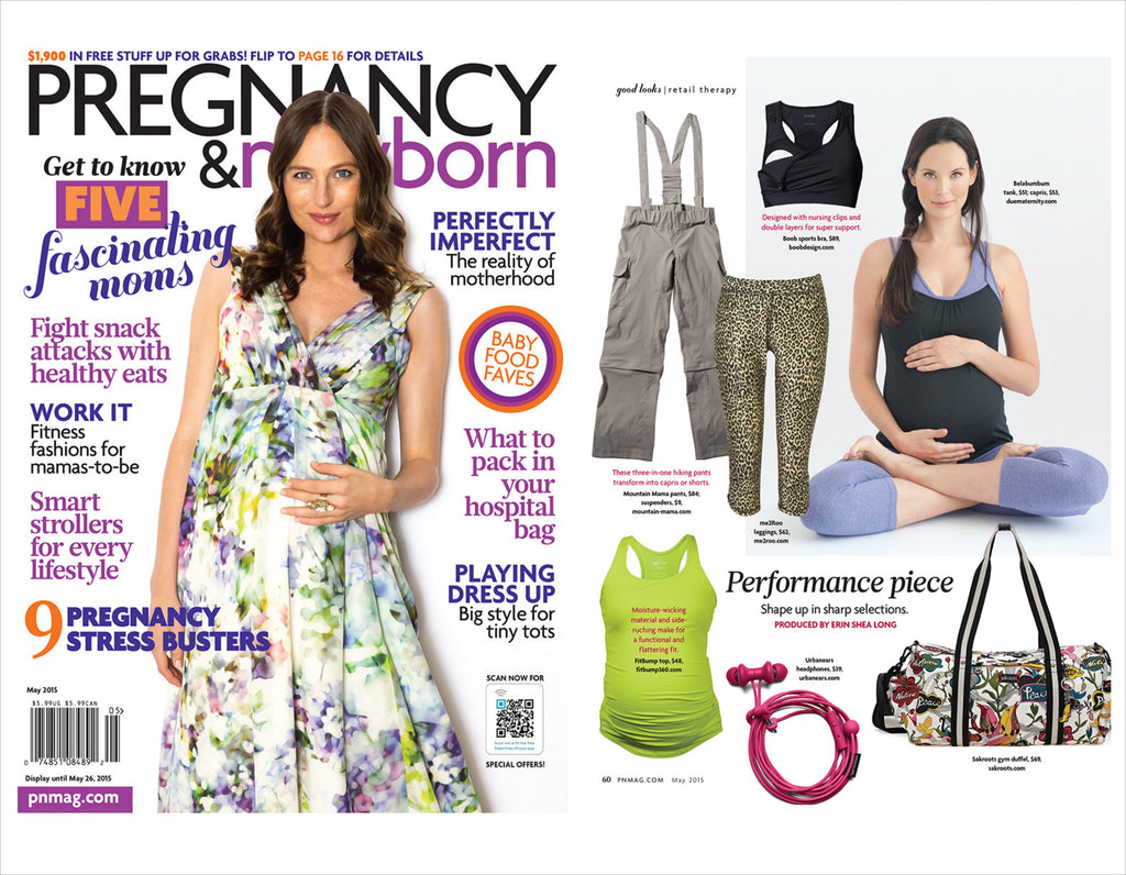 Pregnancy & Newborn Magazine Loves Our New Active Collection