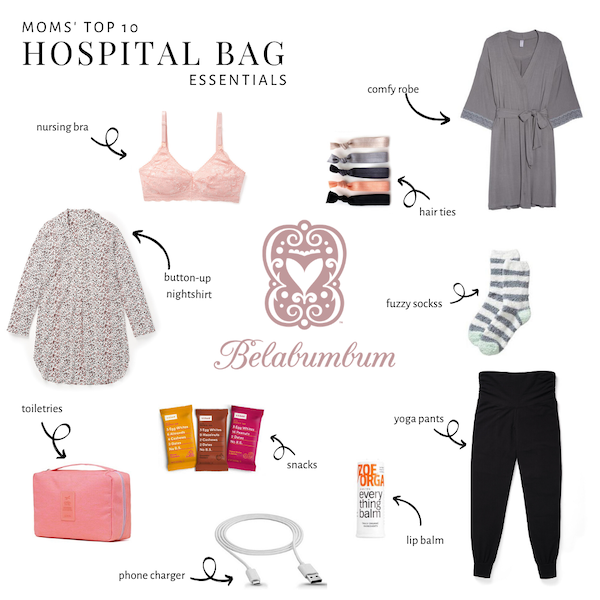 Moms' Top 10 Hospital Bag Essentials