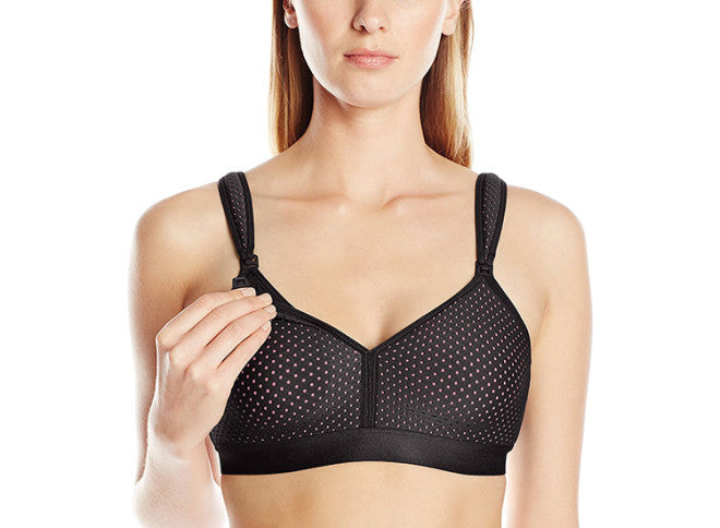 Our Sporty Mesh Nursing Bra Is Ranked the Best by The Bump