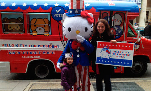 Hello Kitty Gets Out The Vote!