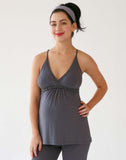 Belabumbum Before & After Cami in color Gunmetal and shape babydoll