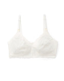 Belabumbum Tallulah Lace Maternity & Nursing Bra in color Pearled Ivory and shape bralette
