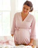 Belabumbum MAMA Robe in color Pink Marl and shape robe