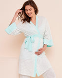 Belabumbum Hana Robe Maternity & Nursing in color Hana and shape robe
