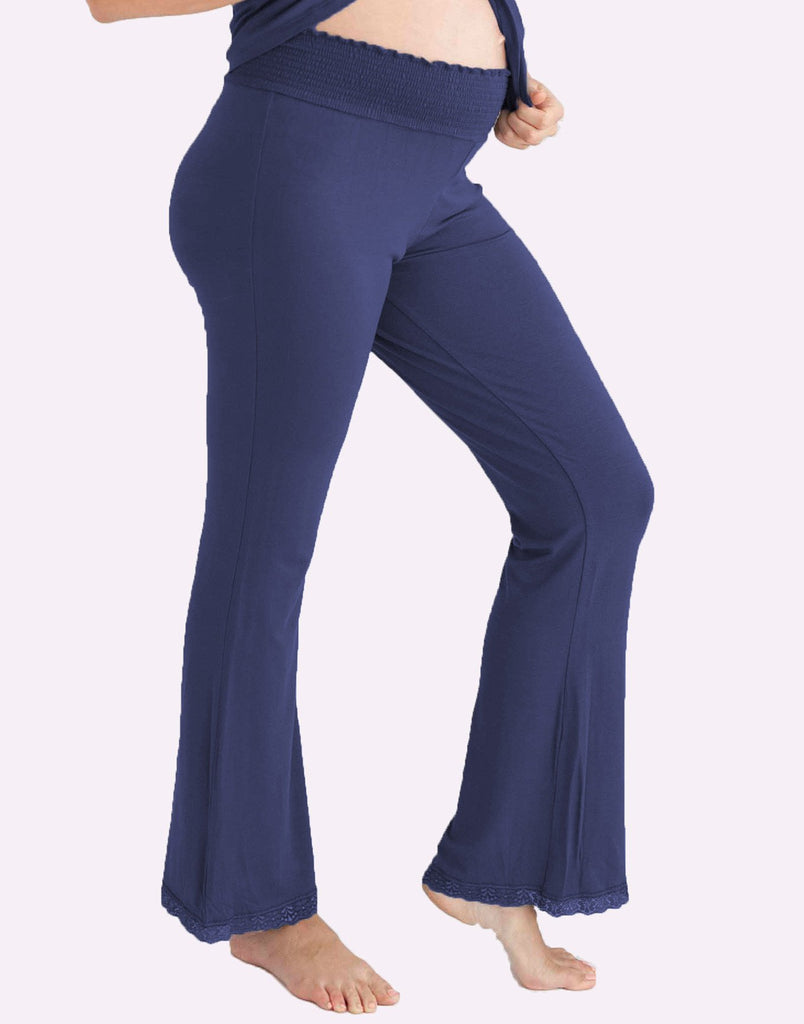 Belabumbum Before & After Lounge Pant in color Navy and shape pj