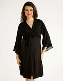 Belabumbum Eva Robe in color Jet Black and shape robe