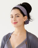 Belabumbum Stripe Headband in color black and shape hair accessory