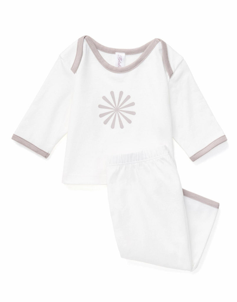 Belabumbum Starlet Baby Set Baby Outfit in color Soft White and shape outfit