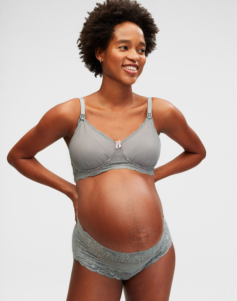 WEITING Maternity Nursing Bra Women Bra Plus Size Black Padded