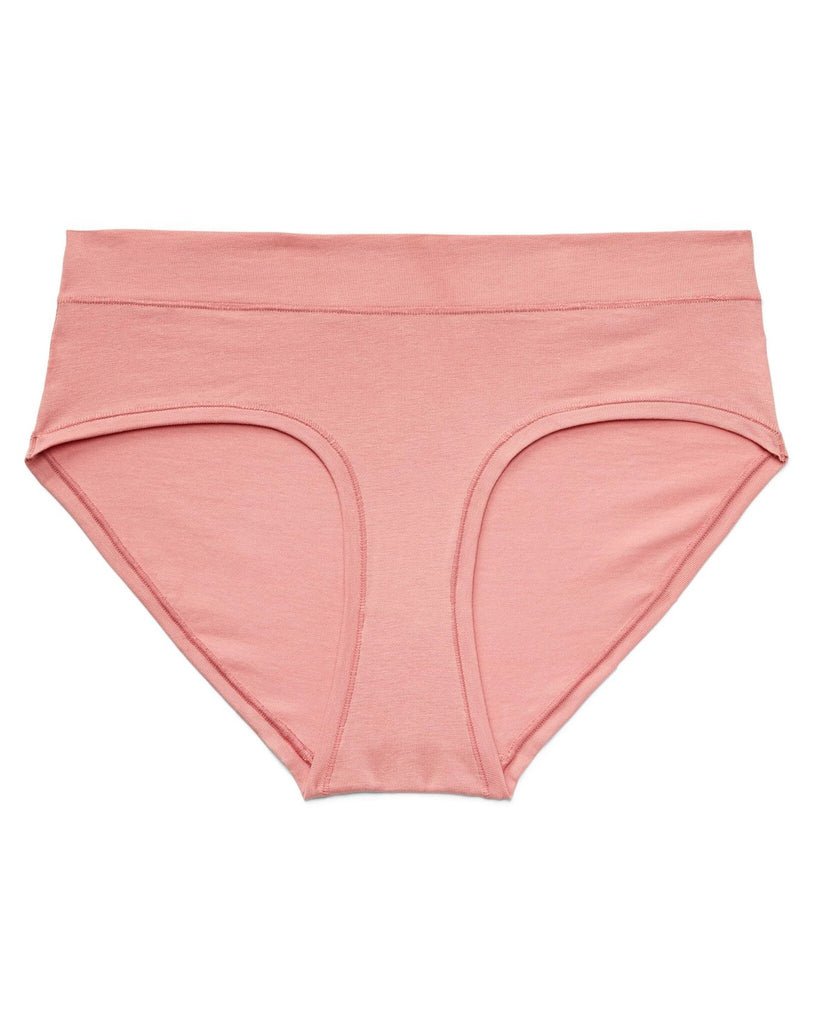 Belabumbum Aura Mid-Rise Maternity Panty in color Mellow Rose and shape hipster