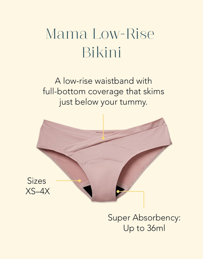 Mama Smoothing Brief Maternity & Postpartum Absorbent Panty
