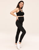 Belabumbum Athena Nursing Bra Eco Friendly Maternity Bra in color Black and shape sports bra