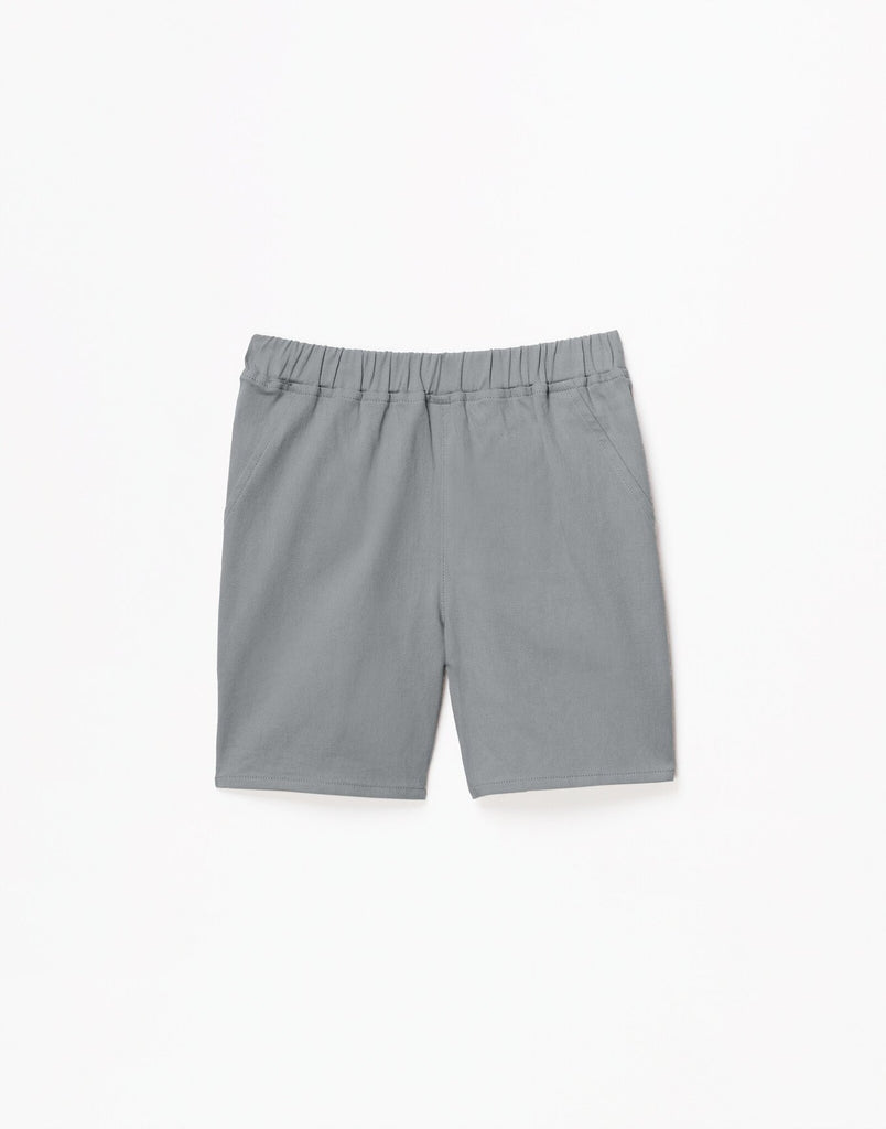 Outlines Kids Liam in color Ultimate Gray and shape shorts