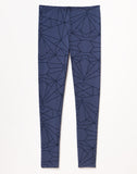 Outlines Kids Jessica in color Blue Geo and shape legging