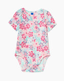 Outlines Kids Finley in color Ditsy Girl and shape onesie