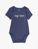 Outlines Kids Finley in color Nap Time and shape onesie
