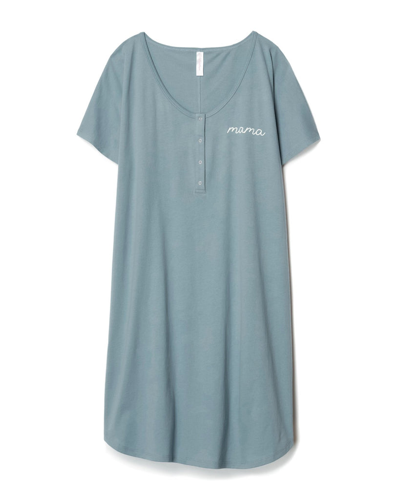 Belabumbum Mama Sleepshirt Maternity & Nursing Nightshirt in color Arona and shape sleepshirt